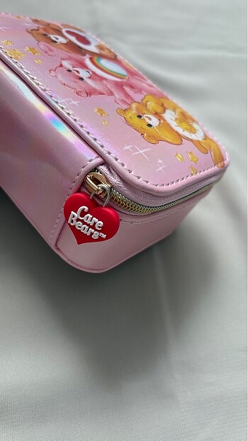 universal Beden pembe Renk Care Bears Hologram Takı Kutusu