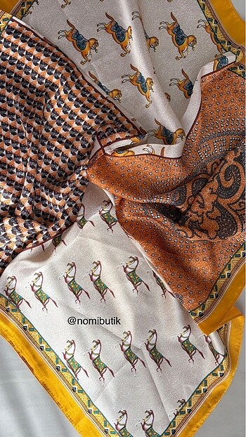 Beden çeşitli Renk Hermes Desen Fular