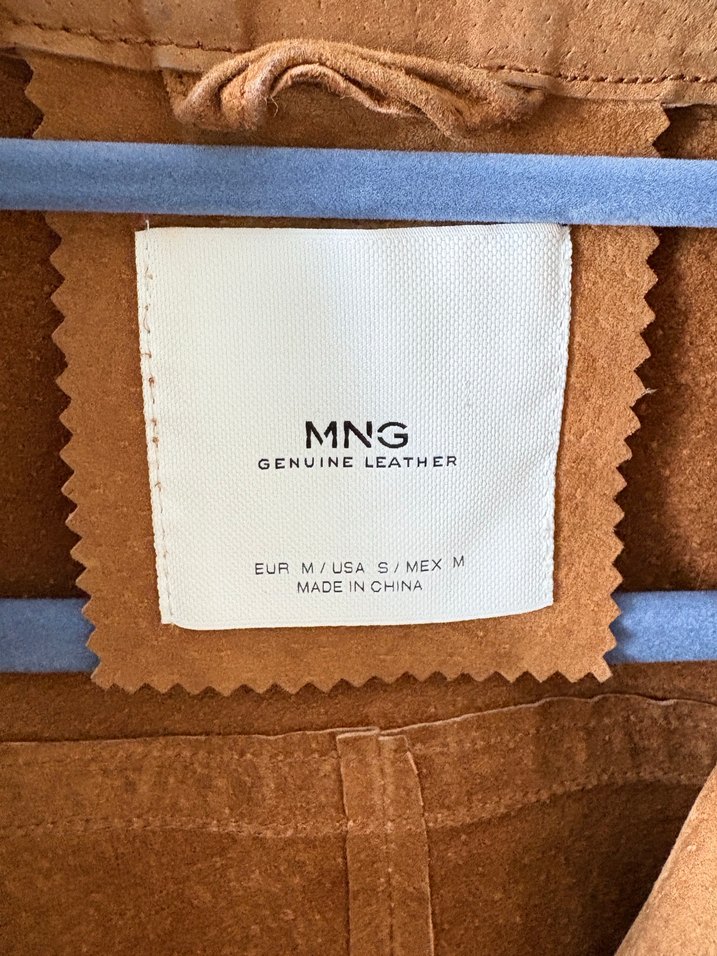 Düğmeli Kahverengi Süet Kadın Ceket - Görsel 2