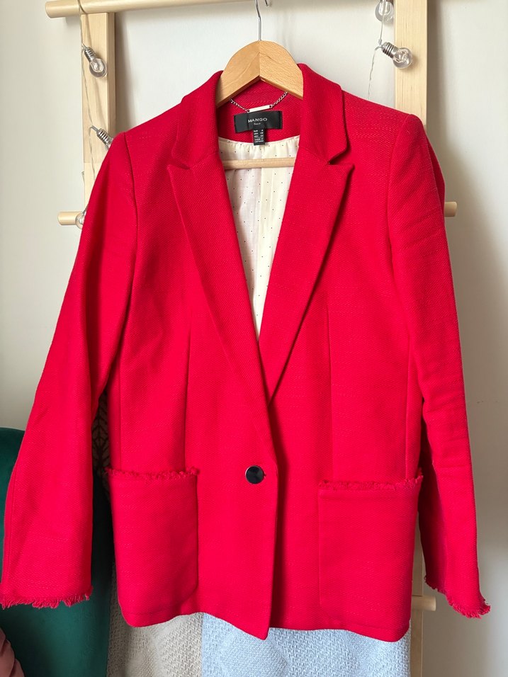 Kırmızı Kadın Blazer Ceket — görsel 2/9