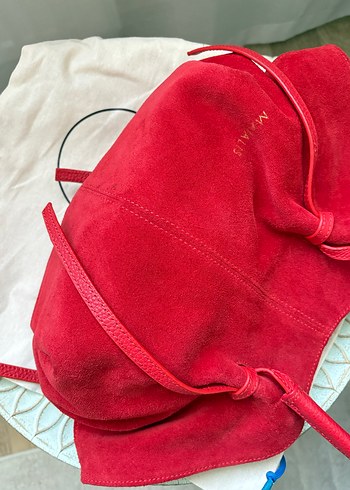Maialis Kırmızı Süet Kadın Çanta - Görsel 6