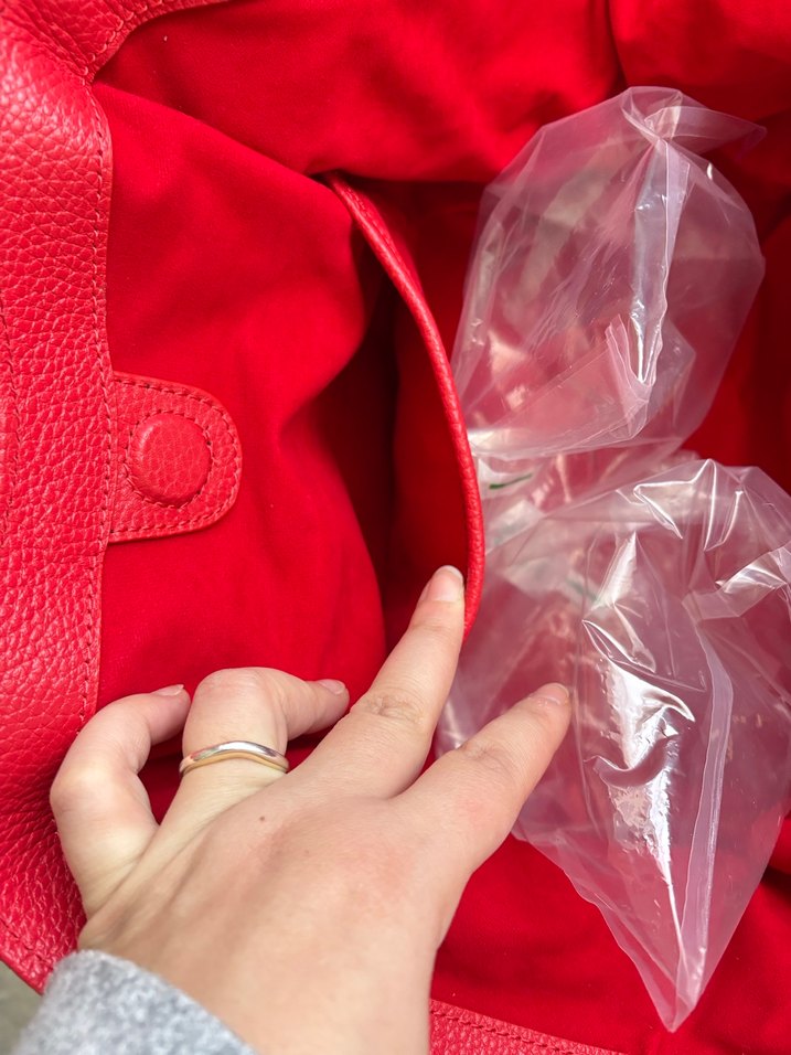 Maialis Kırmızı Süet Kadın Çanta - Görsel 5