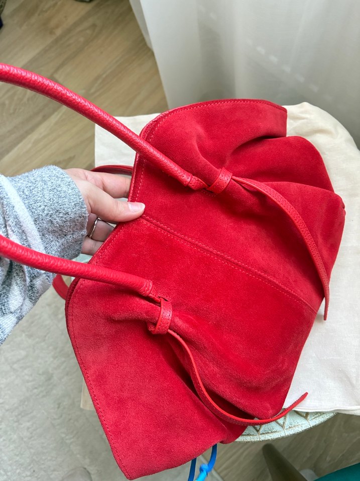 Maialis Kırmızı Süet Kadın Çanta - Görsel 3