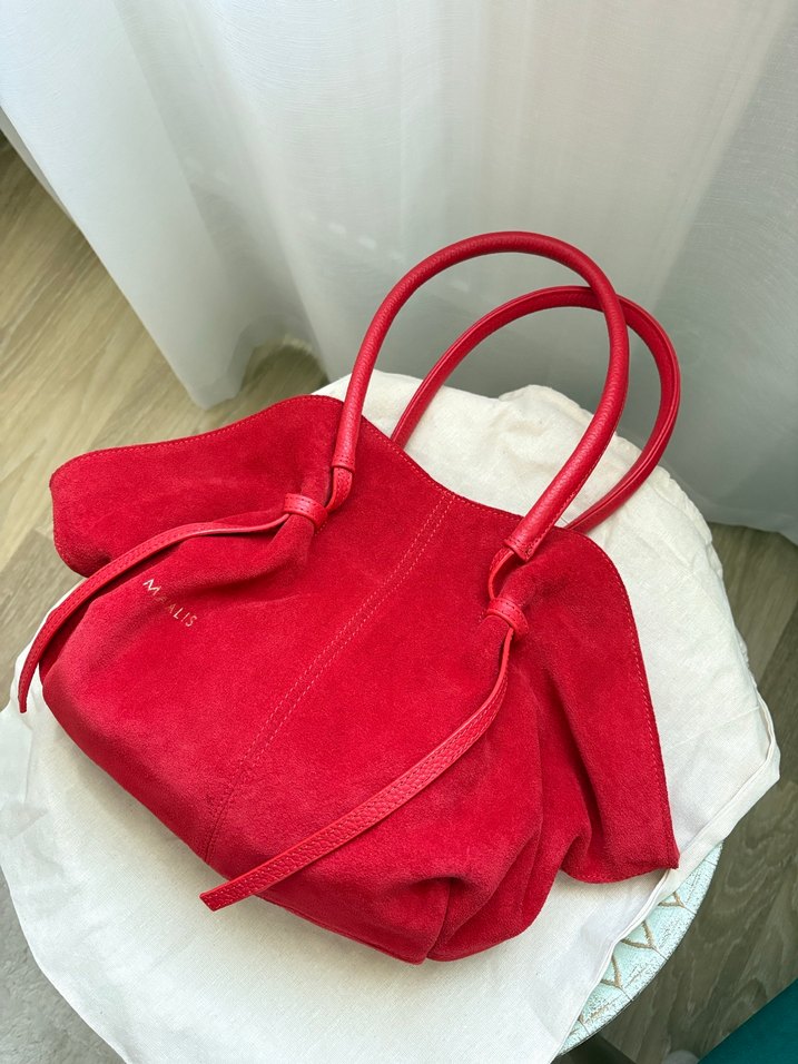 Maialis Kırmızı Süet Kadın Çanta - Görsel 2