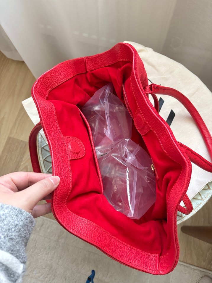 Maialis Kırmızı Süet Kadın Çanta - Görsel 4