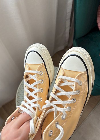 Limon sarısı converse - Görsel 5