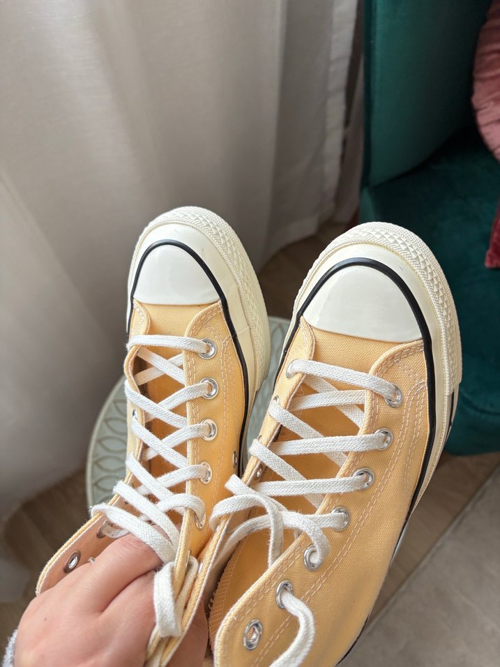 Limon sarısı converse - Görsel 5