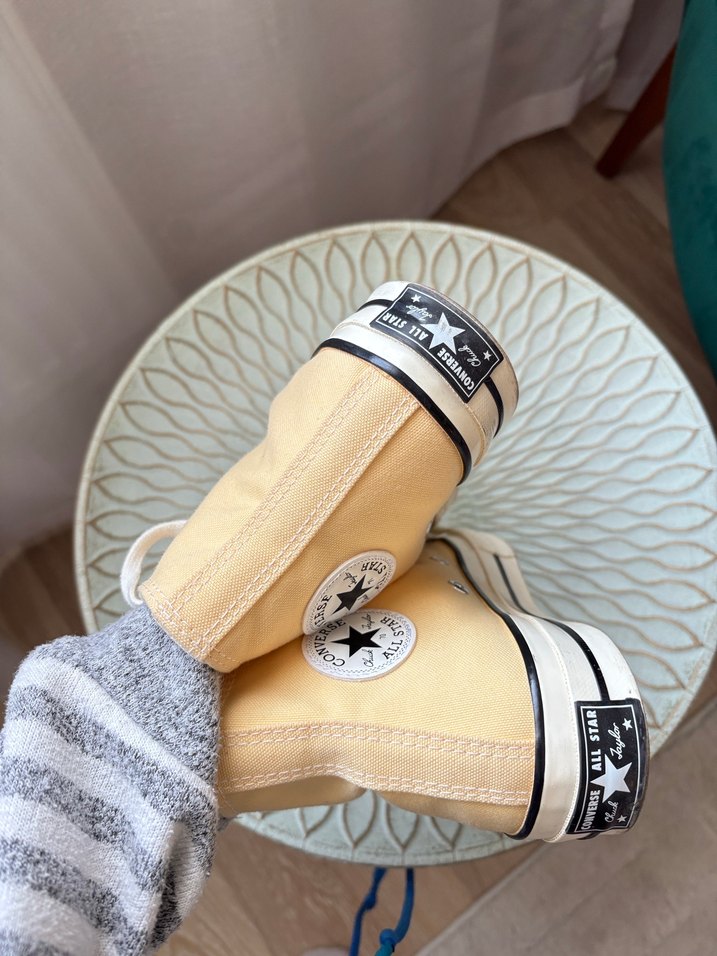 Limon sarısı converse - Görsel 4