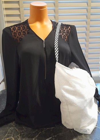 Beyaz Püsküllü tül dantel Bohem Kadın Çanta - Görsel 4