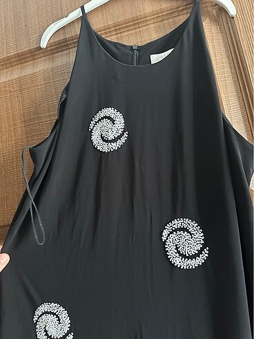 42 Beden İnce askılı mini elbise