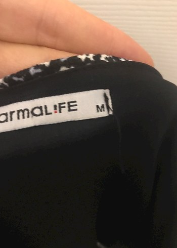 Drapeli V Yaka Kadın Uzun Elbise - Görsel 3