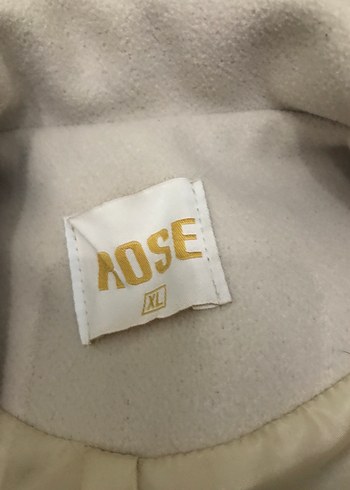 Bej Uzun Kadın Kaban Düğmeli - Görsel 3