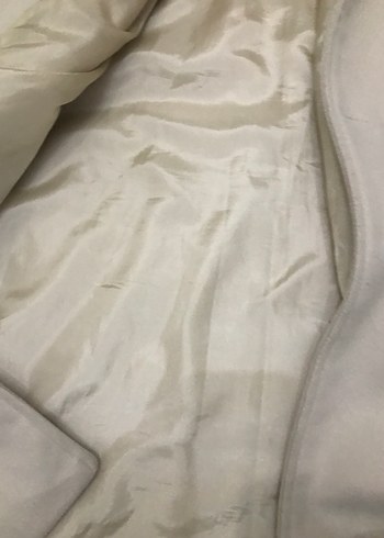 Bej Uzun Kadın Kaban Düğmeli - Görsel 4