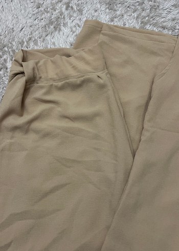 Bej Kolsuz Keten Kadın takım - Görsel 2