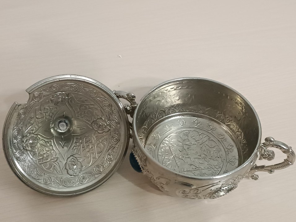 Turkuaz Taşlı Parlak şekerlik - Görsel 3