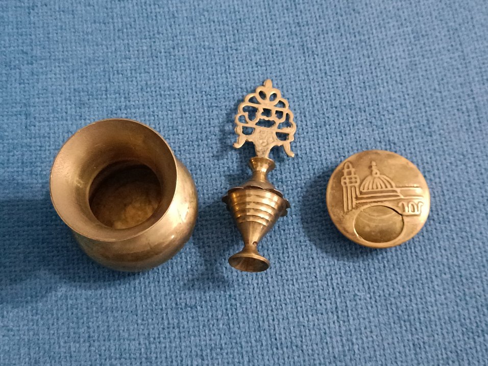 Dekoratif Pirinç Ev Aksesuarları Seti - Görsel 2