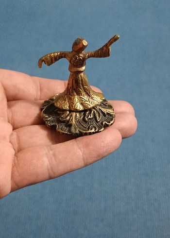 Pirinç semazen Figürin - Görsel 3