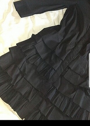 s Beden siyah Renk Cok tarz elbise