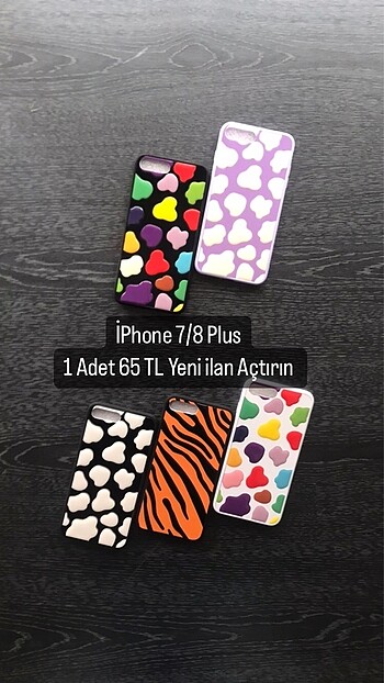 İPhone 7/8 Plus Kabartmalı kılıf