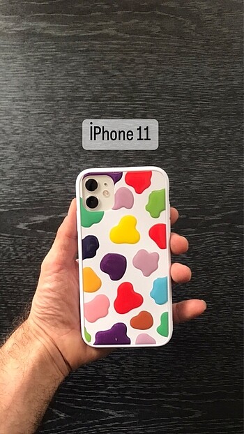 İPhone 11 kabartmalı kılıf
