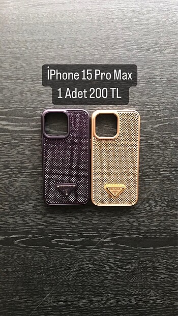 iPhone 15 Pro Max Taşlı Kılıf