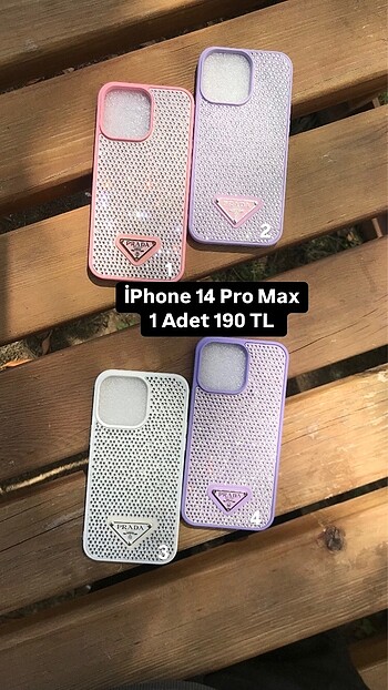 İPhone 14 Pro Max Taşlı Kılıf