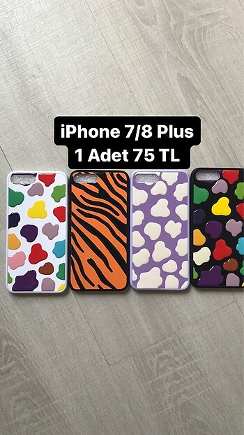 İPhone 7/8 Plus Kabartmalı kılıf