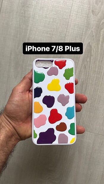 İPhone 7/8 Plus Kabartmalı kılıf