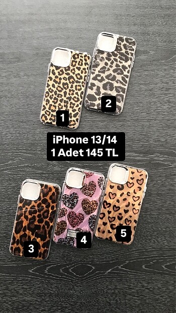 iPhone 13/14 Leopar Kılıf