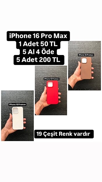 iPhone 16 Pro Max Lansman Kılıf