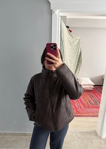 xs Beden kahverengi Renk Pull&bear deri mont