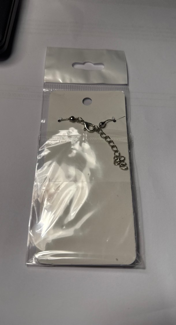 Boncuklu Minimalist Altın Halhal - Görsel 2