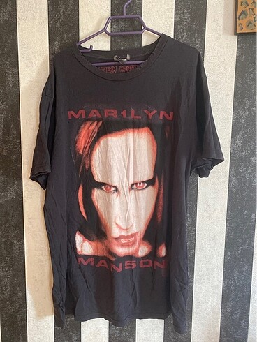 Marilyn Manson oversize tişört