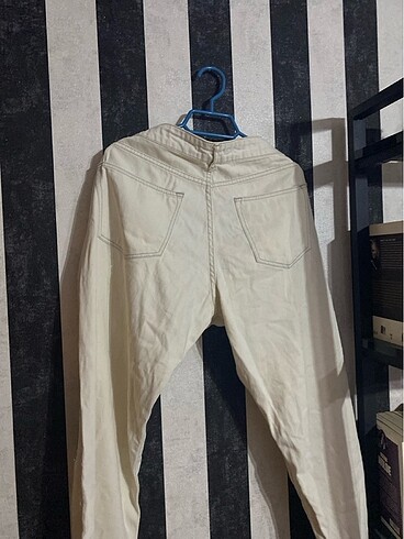 44 Beden beyaz Renk Mango kot pantolon