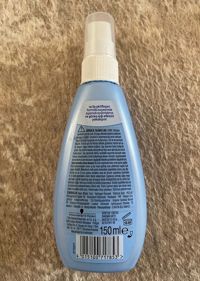 Palette renk açıcı sprey - Görsel 2