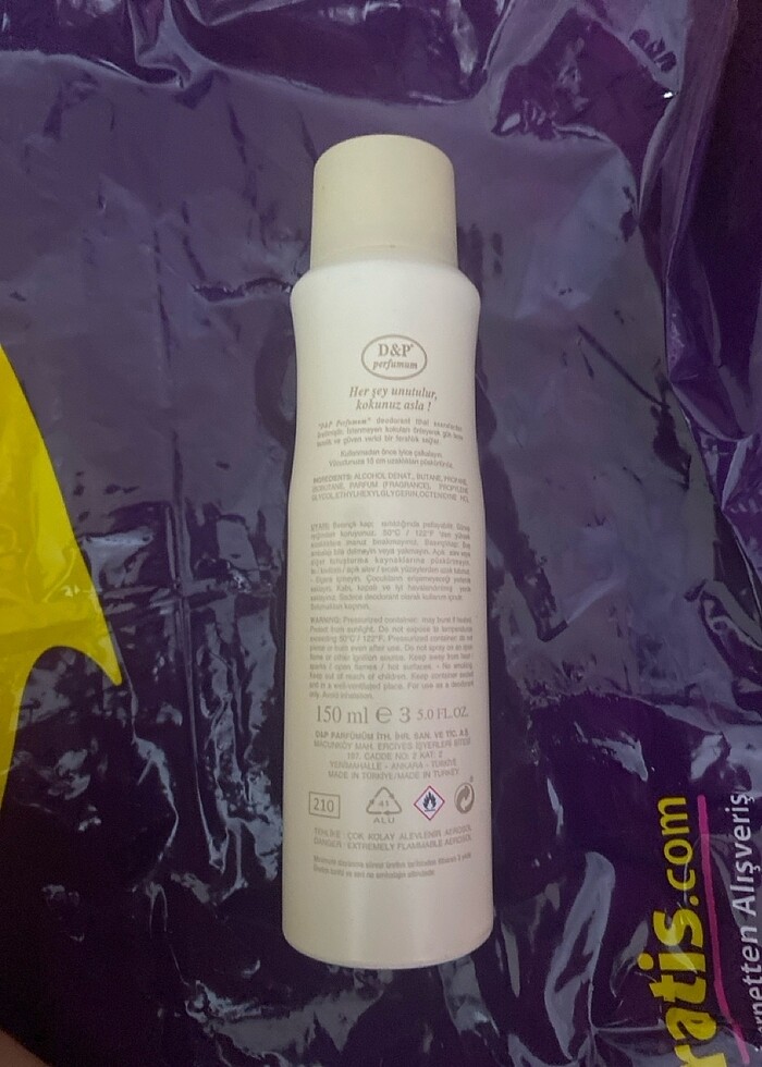 DP parfüm deodorant vücut spreyi - Görsel 2