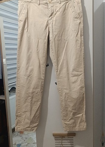 Bej Erkek Regular Fit Günlük Pantolon - Görsel 5