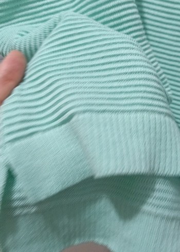 Turkuaz Triko Kadın ince kazak - Görsel 7