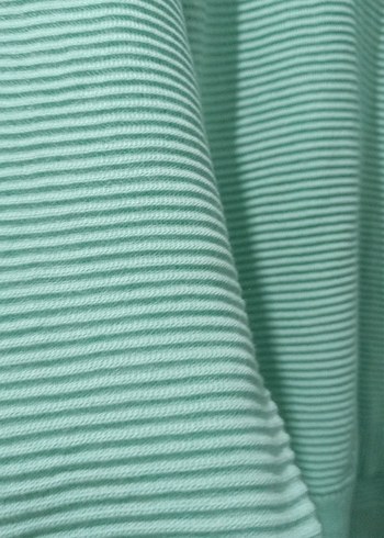 Turkuaz Triko Kadın ince kazak - Görsel 4