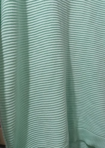 Turkuaz Triko Kadın ince kazak - Görsel 5