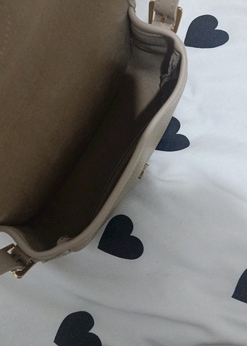 Bej Deri Tokalı Kadın Çanta - Görsel 6