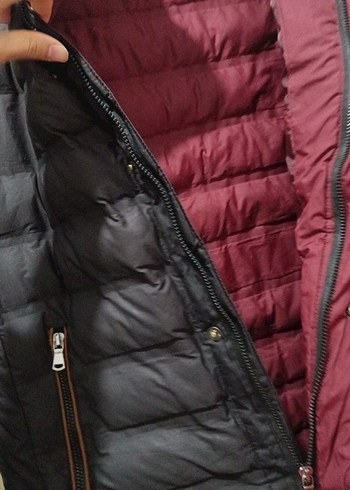 Siyah Erkek Midi Mont Fermuarlı - Görsel 4