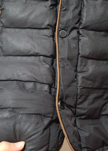 Siyah Erkek Midi Mont Fermuarlı - Görsel 3