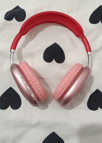 Pembe Renkli Kablosuz Kulaklık - Görsel 11