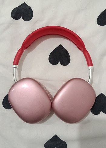 Pembe Renkli Kablosuz Kulaklık - Görsel 3