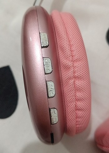 Pembe Renkli Kablosuz Kulaklık - Görsel 12