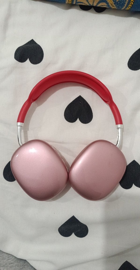 Pembe Renkli Kablosuz Kulaklık - Görsel 3