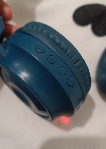 Renkli Kulaklık, Işıklı Kedi Kulaklı - Görsel 11