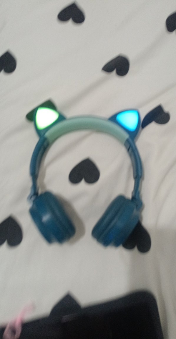 Renkli Kulaklık, Işıklı Kedi Kulaklı - Görsel 4