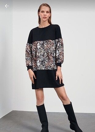 Elbise tunik sweatshirt Mevsimlik